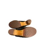 UGG  Abbie Clog Black Sherpa Lined Leather Wood Heel Studded Shoe Women Sz 8 Photo 10