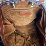 Patricia Nash Benvenuto Smooth Tan Leather Tote Bag Shoulder Purse XL Photo 6