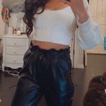 Abercrombie & Fitch NWT Abercrombie Leather Jogger Pants Photo 4