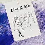 Lisa & Me Women's Painted Sweater shark Long Sleeve Size Medium Photo 7