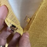 Anne Klein Yellow Stretch Knit Long Cardigan Sweater Semi Sheer Lagenlook Sz 1X Photo 8