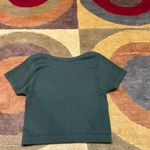 Aerie NWT Offline by Real Good Seamless Crop Top Ribbed Dark Green Size Small Photo 3