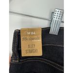 Madewell NEW  Alley Straight Jeans Dark Wash Size 24 Classic Stretch Denim Photo 6