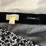 Maeve  by Anthropologie casual pants black and white floral print kick flare Photo 3