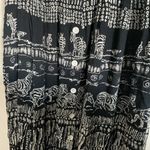 Bila Black and White Midi Dress Size L Size L Photo 4