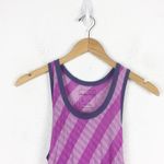 Free People Azalea Topsy Turny Purple Stripe Tunic Dress Small Photo 2