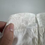 ZARA  Dress Womens Small White Tunic High Neck Ruched Mini Elegant‎ Photo 13