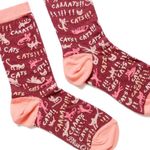 Blue Q NWT "Cats!" Crew Socks Photo 1