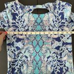 Lilly Pulitzer  XS Bay Dress Lapis Lazuli Your Biggest Fan Resort Blue Vacation Photo 11