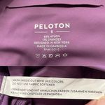 Peloton Purple Spell Out Cycling Workout Cropped Leggings Small Photo 3