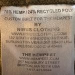 The Hempest by Nibus Clothing Low Rise Flare Olive Pants Green Size undefined Photo 5