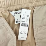 J.Crew  Pull On Short Lightweight Chino Stretch Cotton Beige Sandy Beach L NWT Photo 7