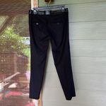 Vince  Wool Blend Dress Pant with Leather Detail Photo 3