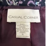 VTG Casual Corner Women Whimsigoth Maxi Skirt 8 Black Floral Paisley Cottage Photo 6