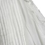 Madewell Pintucked Eyelet Mini Dress White XS NWT Clean Girl Quiet Luxury Photo 13