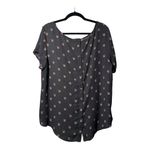 Torrid EUC  Back-Button Blouse with Fox with Glasses - size 2 (18/20) Photo 1