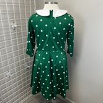 Unique Vintage Green Polka Dot Dress - New - Size 18 Photo 2