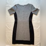 J.Crew  Color block stretch Sheath Black and Grey Dress. short sleeve,size S Photo 1
