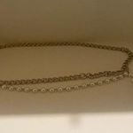 Karl Lagerfeld  slight gold with cool undertone chain pearl belt with Name Photo 5