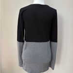 Crosby Black and Gray Long Sleeve Lightweight Sweater Size M Photo 2