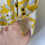 Banana Republic  yellow floral longsleeve preppy boho tiered tie maxi dress 0 NWT Photo 12