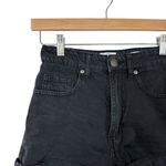 Cotton On Women’s High Flashback Denim Shorts in Black Size 25 Photo 4