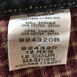 Cabela's  Flannel Lined  Purple Plaid Jeans Women’s Size 12 R Photo 5