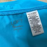 Loft Beach Embroidered Eyelet One Piece Swimsuit Blue Size 80 Photo 2