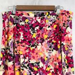 Jaclyn Smith Womens Floral Skirt L Bold Floral Stretchy Y2K Retro Garden Cottage Photo 1