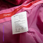 Esprit Vintage‎  Women's Solid Pink Knee-Length Rain Coat, size S Photo 15
