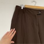 CAbi Brown Wide Leg Womens Trouser Dress Pants 14 Chino Career Work Office Photo 2