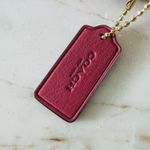 Coach  Lexy Rouge Pink Pebbled Leather Shoulder Bag Photo 5