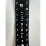 Womens Motorcycle Black Leather~Belt~Studded Cowgirl~Old Stock Genuine Medium Photo 4