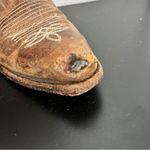 Old West  Womens Western Burnt Tan Leather Cowboy Boots 7B Photo 5