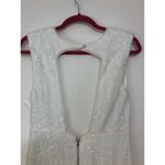 Vera Wang  Sequin Keyhole Back Gown Photo 4