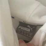 Puma white pullover hoodie with black logo Photo 3
