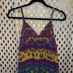 Forever 21 Long flowy boho maxi dress floral mosaic size S Photo 1