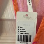 Anthropologie Anthropology Maxi Wrap Dress Vibrant Orange and Pink Dress length 55” bust 32” Photo 3