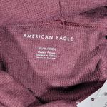 American Eagle Cropped Turtleneck Bordeaux Red XS NWT Photo 4