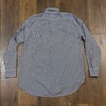 ZARA Gingham Plaid Embroidered Black/White Button-Down Top Photo 3