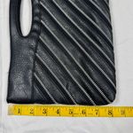 Rihanna Women's Black Clutch with Diagonal Zipper and Snap Closure Photo 5