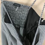 1. State  Black/White Check Print Mini Dress NEW Size 8 Photo 9