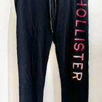 Hollister  Navy Sweatpants, Y2K Preppy Athleisure Casual‎ Streetwear Small Photo 0
