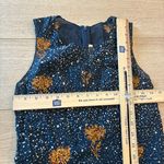 Balenciaga  Paris Women’s Navy Embroidered Silk Sleeveless Pencil Dress Size 36/4 Photo 5