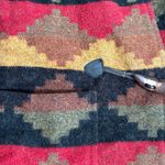 Vintage Rafaella Wool Blend Aztec Southwest Toggle Coat Jacket Small Multicolor Red Photo 7