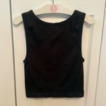 Aritzia Sunday Best Rib Seamless Crew Tank in Brown Photo 2