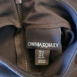 Cynthia Rowley  Womens Mocked Neckline Black Dress Size 4 Sleeveless Stretch Photo 8