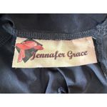 Jennifer Grace Faux Leather Gold Handcuff Bodycon Police Dress Club Festival S/M Photo 12