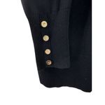 Cache Vintage Y2K Caché Black Crisscross Back Sweater XL Scoop‎ Neck Pullover Top Photo 1