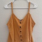 O'Neill O’Neill Mustard Button Front Tank Top Photo 1